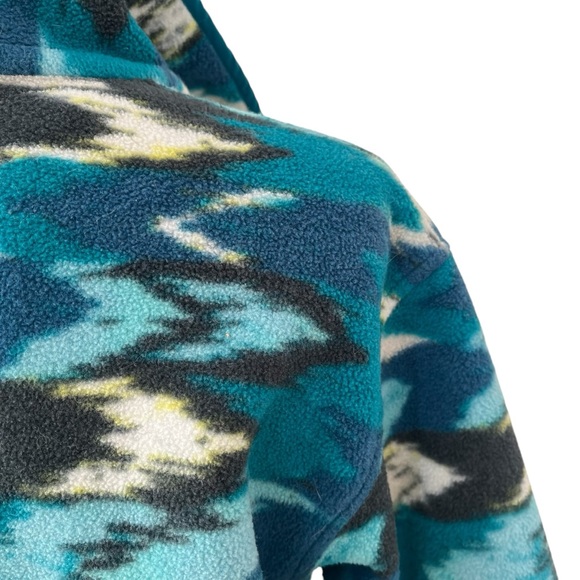 Patagonia Synchilla 1/4 snap pullover fleece Trout Tales Elwha Blue size M - Picture 10 of 16